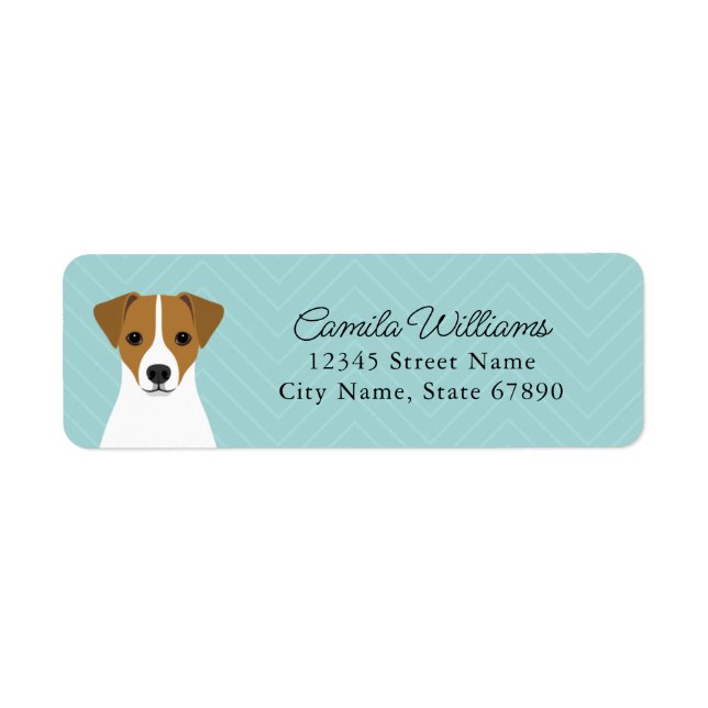 Jack Russell Terrier Return Address Labels (Front)