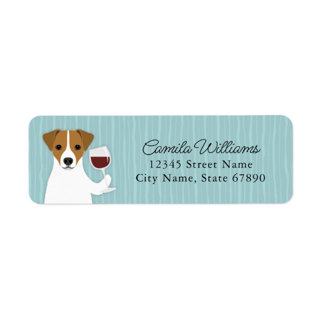 Jack Russell Terrier Return Address Labels (Front)