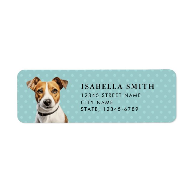 Jack Russell Terrier Return Address Labels (Front)
