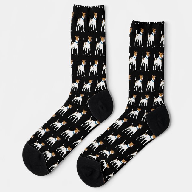 Jack Russell Terrier Socks (Left)