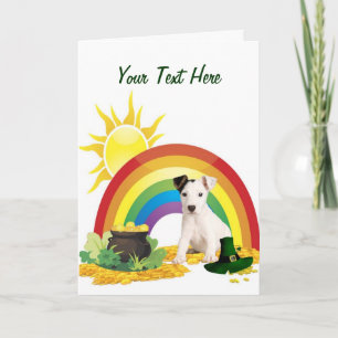 Jack Russell Terrier St. Patrick’s Day Wishes Card