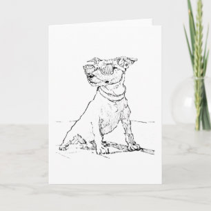 Jack Russell Terrier Thank You Card