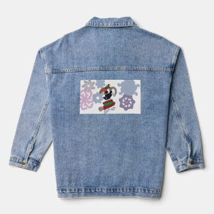 Jack Russell Terrier Winter Denim Jacket