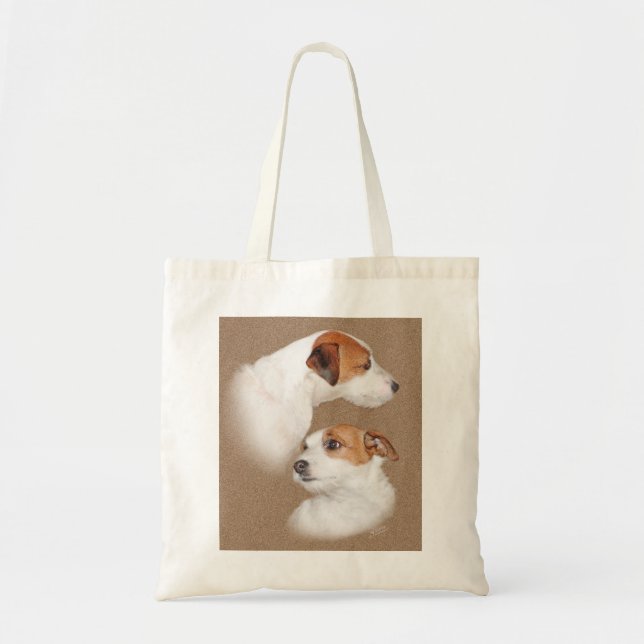 Jack Russell Terrior Tote Bag (Front)