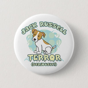 Jack Russell Terror Button