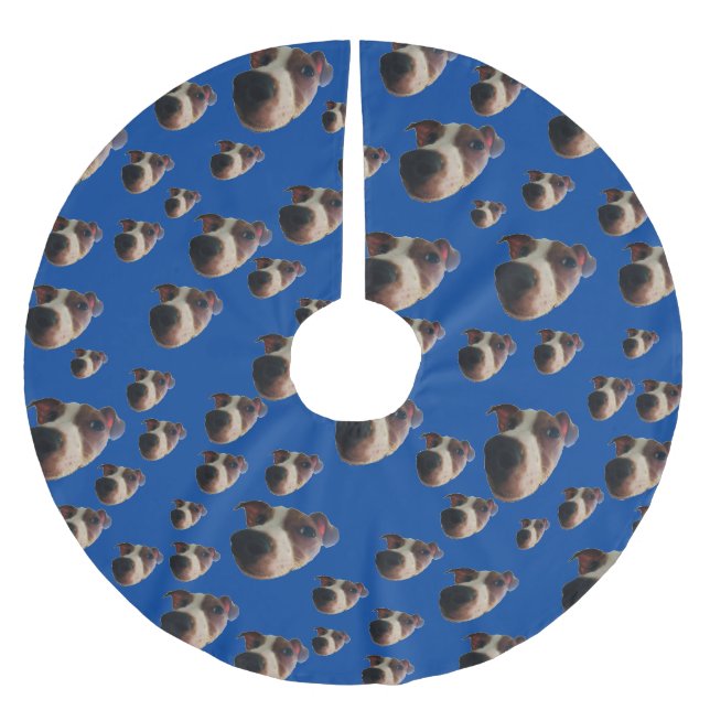Jack Russell Tree Skirt (Front)