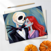 Jack & Sally Halloween Painting