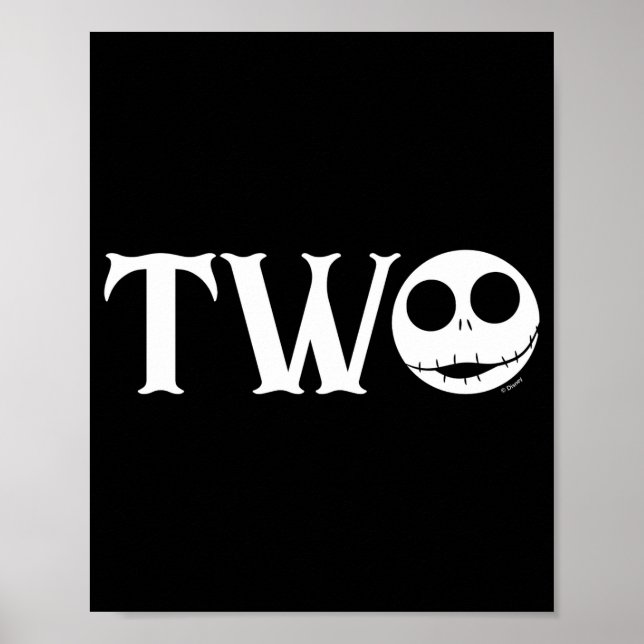 Jack Skellington First Birthday Two Baby  Poster (Front)