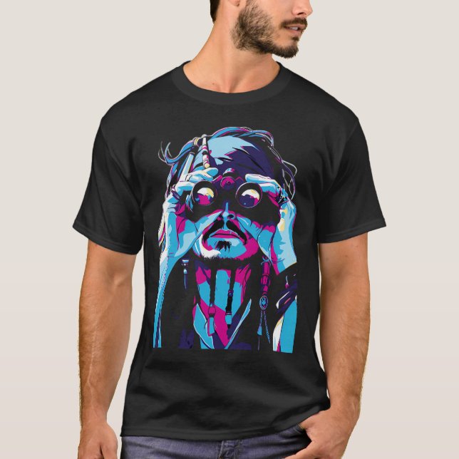 Jack Sparrow Retro T-Shirt (Front)
