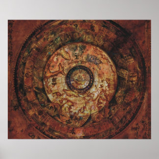 Jack Sparrows Map Sao Feng Replica Map Poster