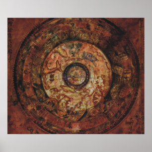 Jack Sparrows Map  Sao Feng Replica Map Poster