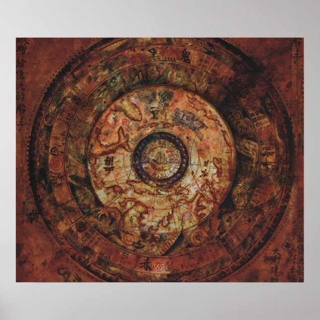 Jack Sparrows Map  Sao Feng Replica Map Poster (Front)