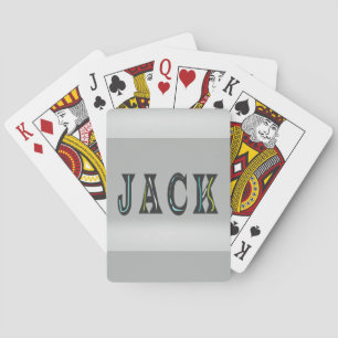 Jack the lad the man is back playing cards
