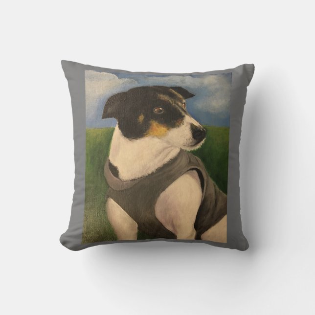 Jack The Nice Dog Cushion (Front)