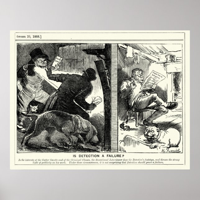 Jack the Ripper - Is Detection A Failure, 1888 Poster (Front)