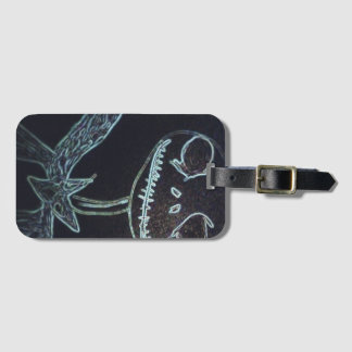 jack the skilington luggage tag