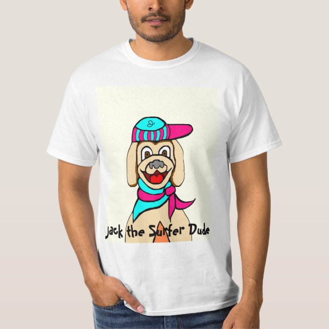 Jack the Surfer Dude T-Shirt (Front)