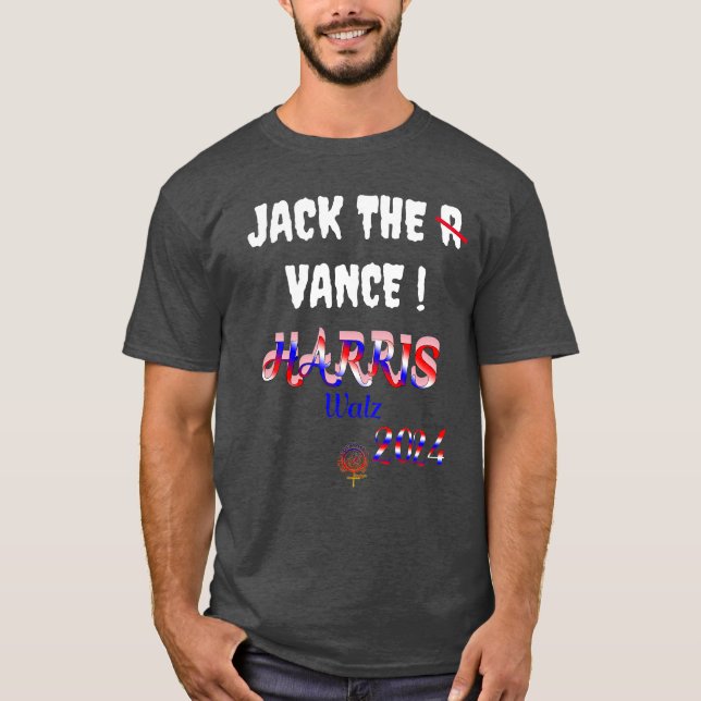 JACK THE VANCE KAMALA HARRIS W 2024 T-Shirt (Front)