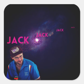 Jack - Vocal Loops from Space Square Sticker