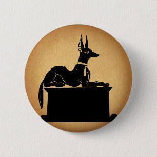 Jackal 6 Cm Round Badge