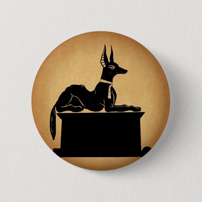 Jackal 6 Cm Round Badge (Front)