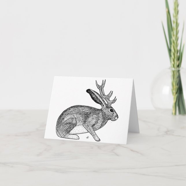 Jackalope Card (Front)
