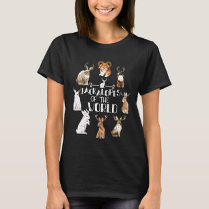 Jackalope  Cryptozoology Camping Rabbit Bunny T-Shirt