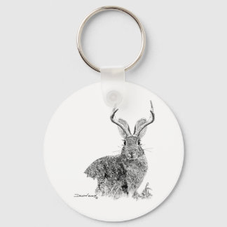 Jackalope Key Ring