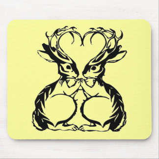 Jackalope Love Mousepad