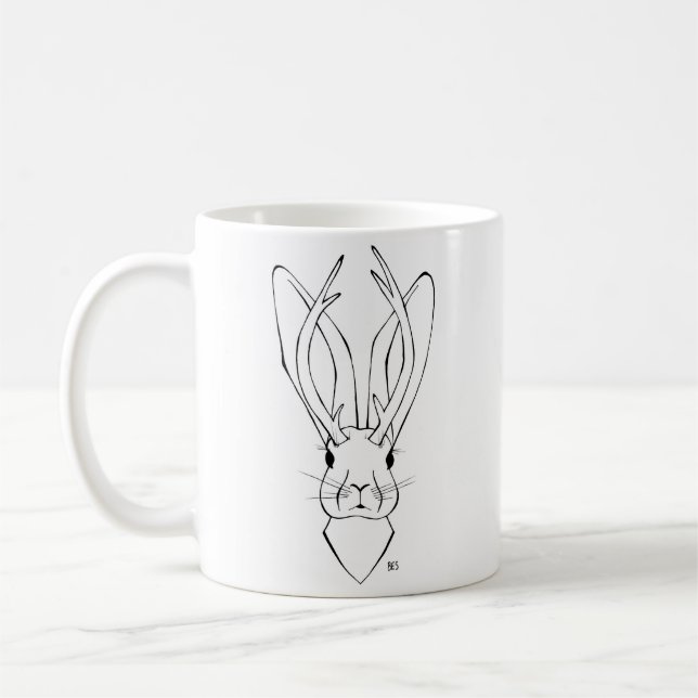 Jackalope Mug (Left)