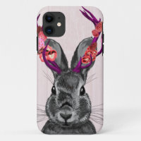 Jackalope with Pink Antlers 2