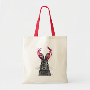 Jackalope with Pink Antlers 2 Tote Bag