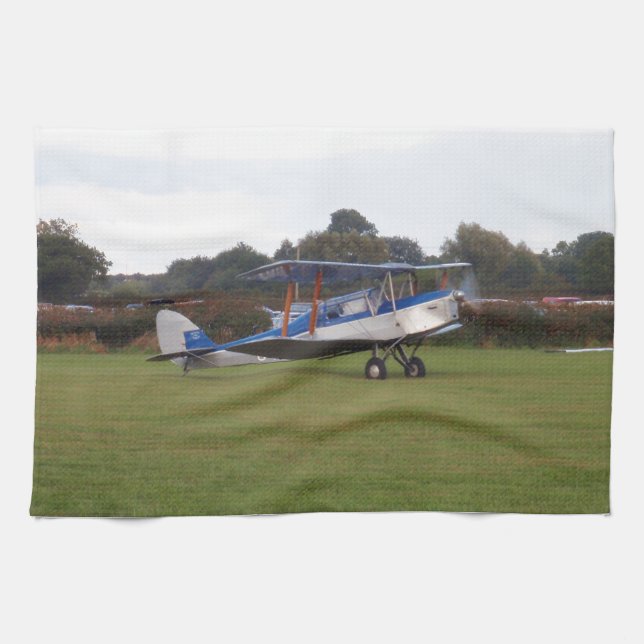 Jackaroo Lined Up For Takeoff Tea Towel (Horizontal)