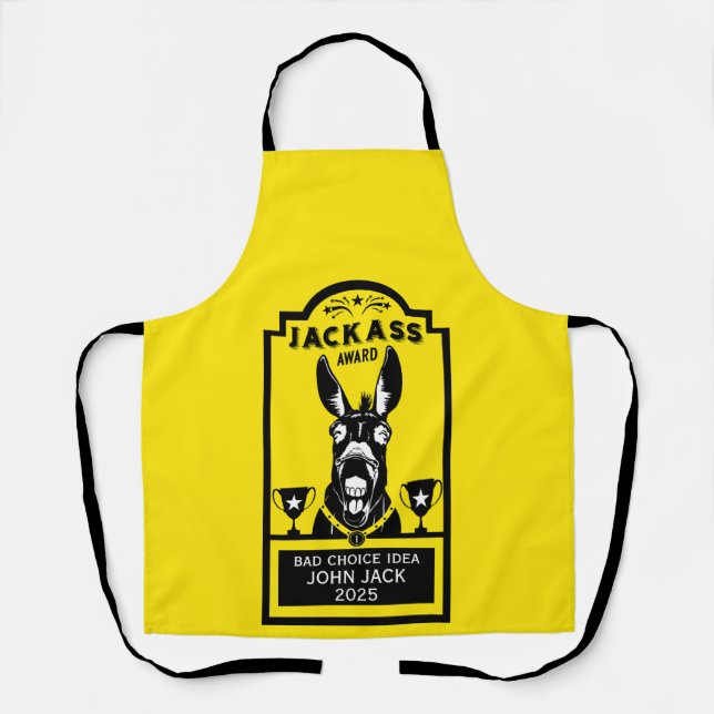Jackass Award Apron (Front)