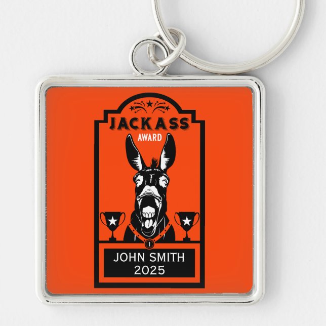 Jackass Award Key Ring (Front)