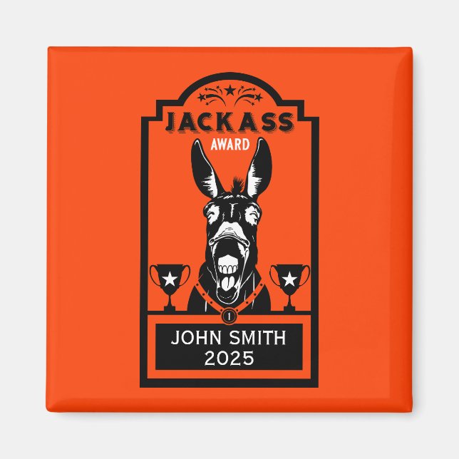 Jackass Award Magnet (Front)