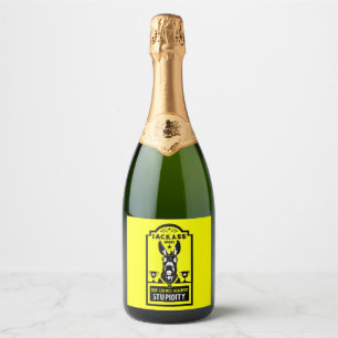 Jackass Award Sparkling Wine Label