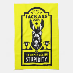 Jackass Award Tea Towel