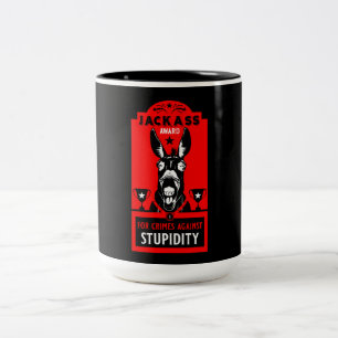 Jackass Award Two-Tone Coffee Mug
