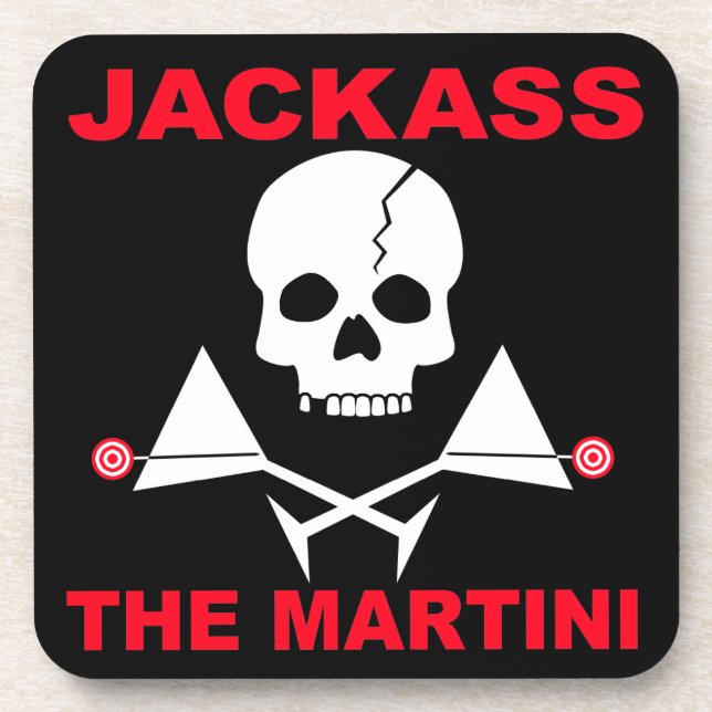Jackass, The Martini Cork Coaster (Front)