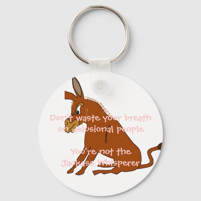 Jackass Whisperer Key Ring (Front)