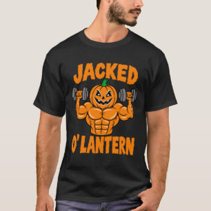 Jacked Pumpkin Halloween Workout T-Shirt