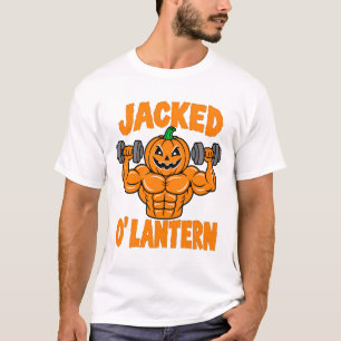 Jacked Pumpkin Halloween Workout T-Shirt