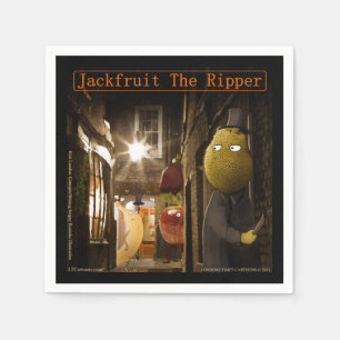Jackfruit The Ripper Funny Rick London Napkin