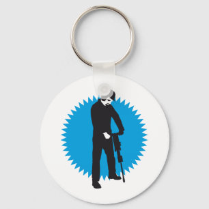 jackhammer worker key ring