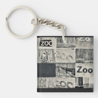 JackHoganArt B&W keyring