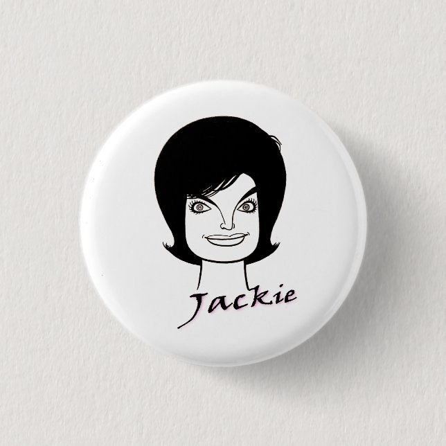 Jackie 3 Cm Round Badge (Front)