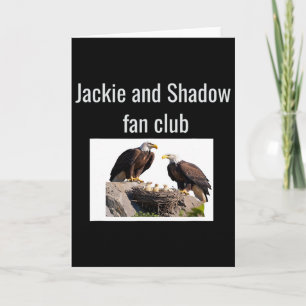 Jackie And Shadow Fan Club Eagles _1  Card