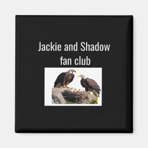 Jackie And Shadow Fan Club Eagles _1 Magnet