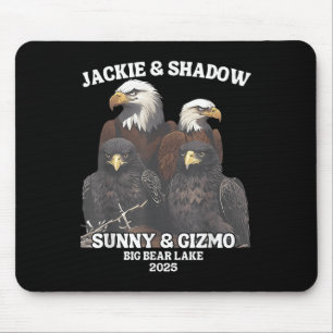 Jackie And Shadow Sunny And Gizmo Big Bear Lake 20 Mouse Pad